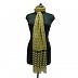 Printed Cotton Stole Embroidery Diamond studded and Fringes Printed Cotton Stole Embroidery Diamond studded and Fringes